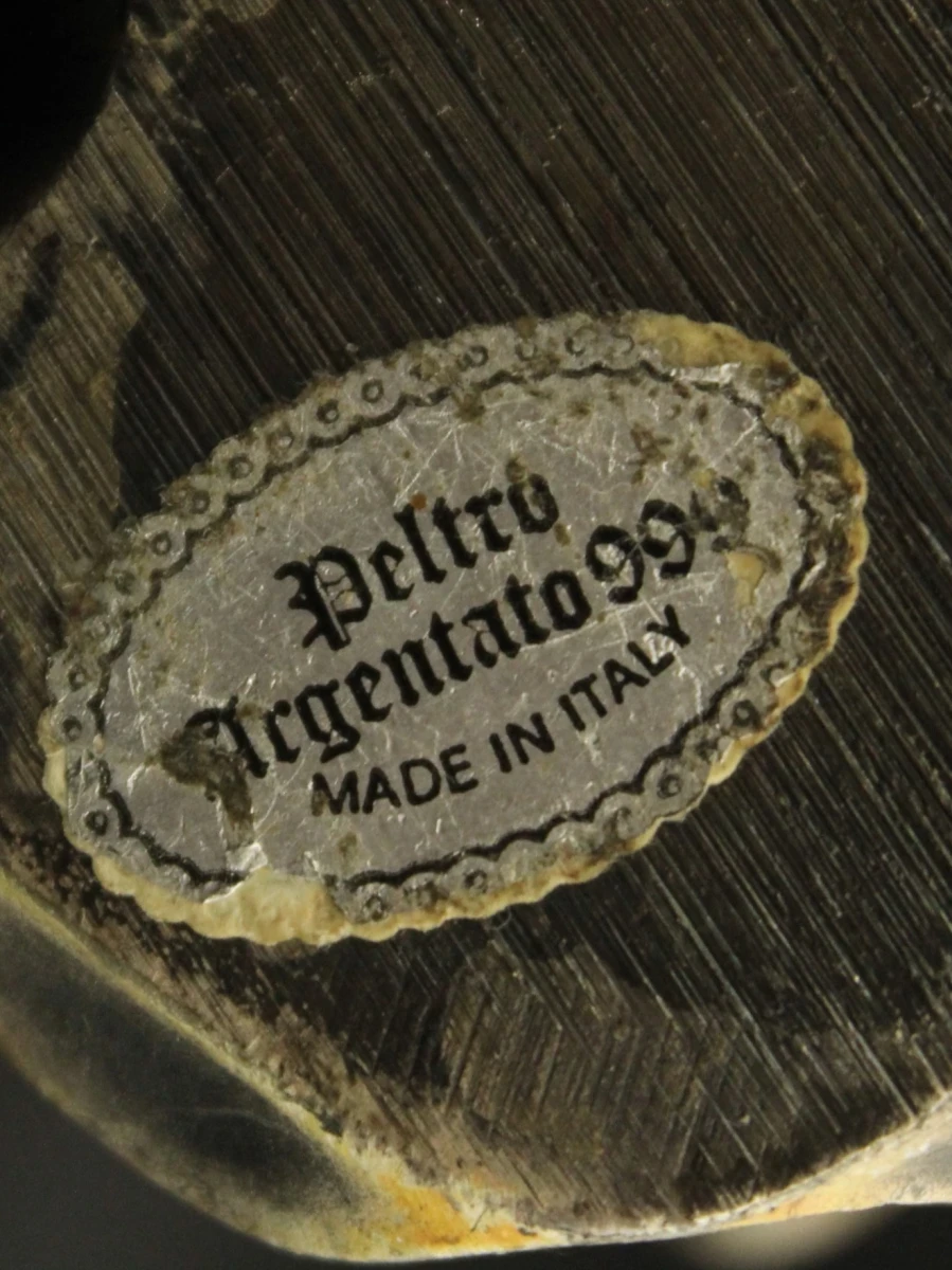 3 “Peltro Argentato 999” koorengelen Made in Italy