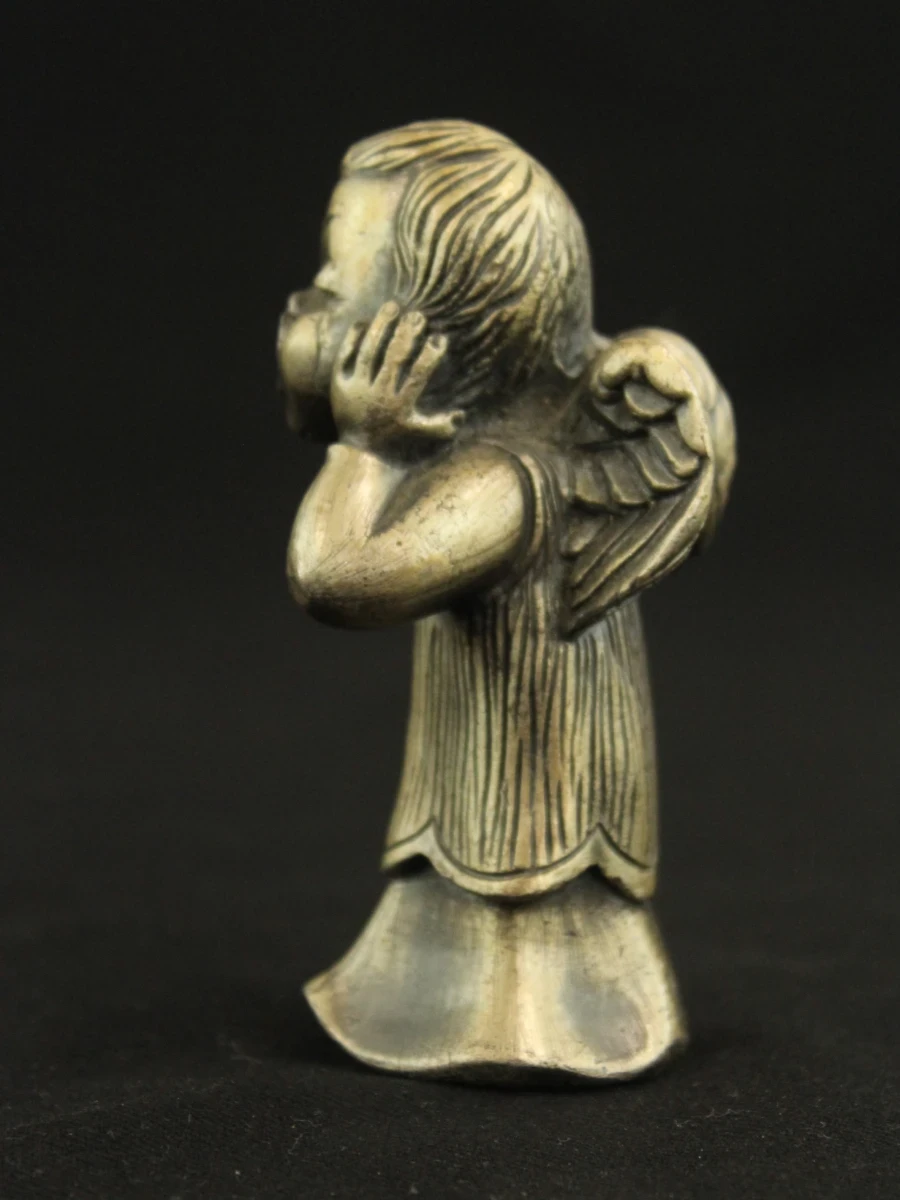 3 “Peltro Argentato 999” koorengelen Made in Italy