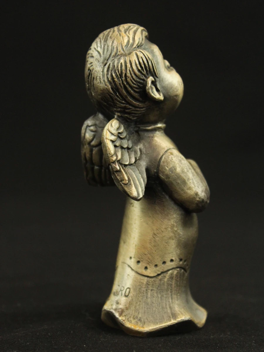 3 “Peltro Argentato 999” koorengelen Made in Italy
