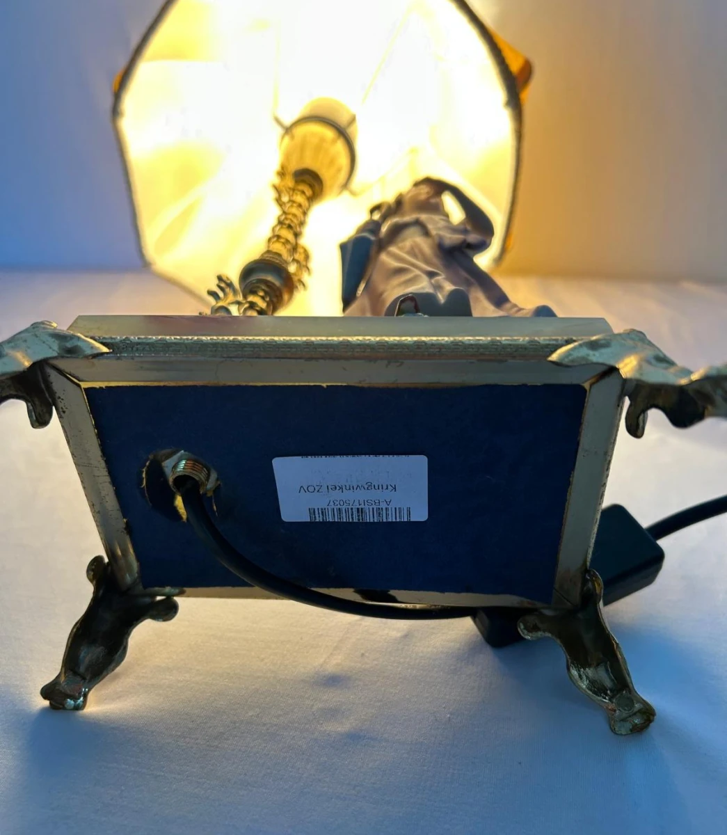 Vintage porseleinen tafellamp