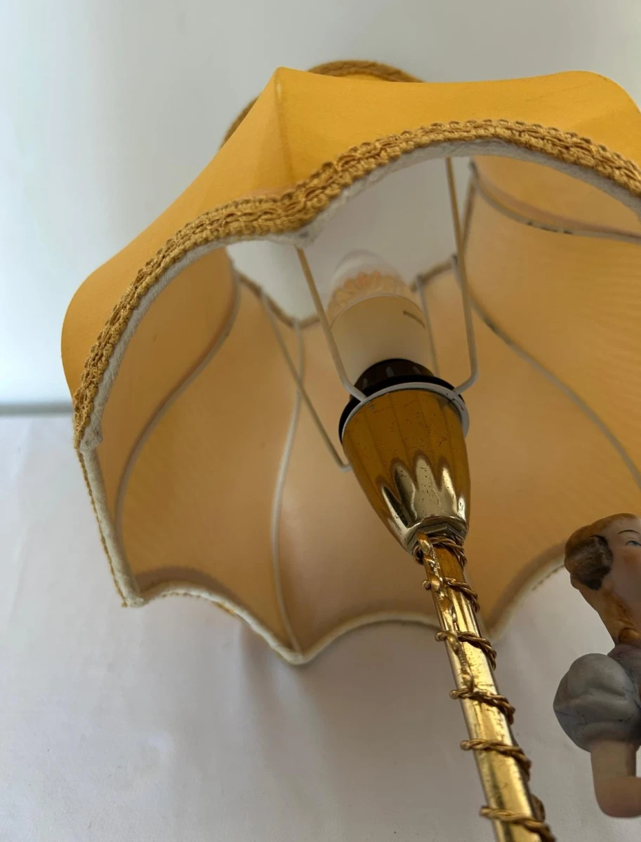 Vintage porseleinen tafellamp