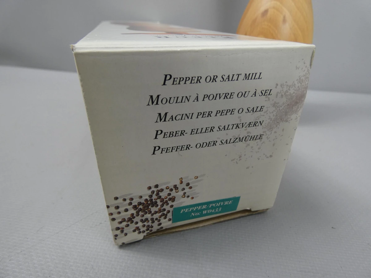 Vintage Bodum Fleur peper- of zoutmolen