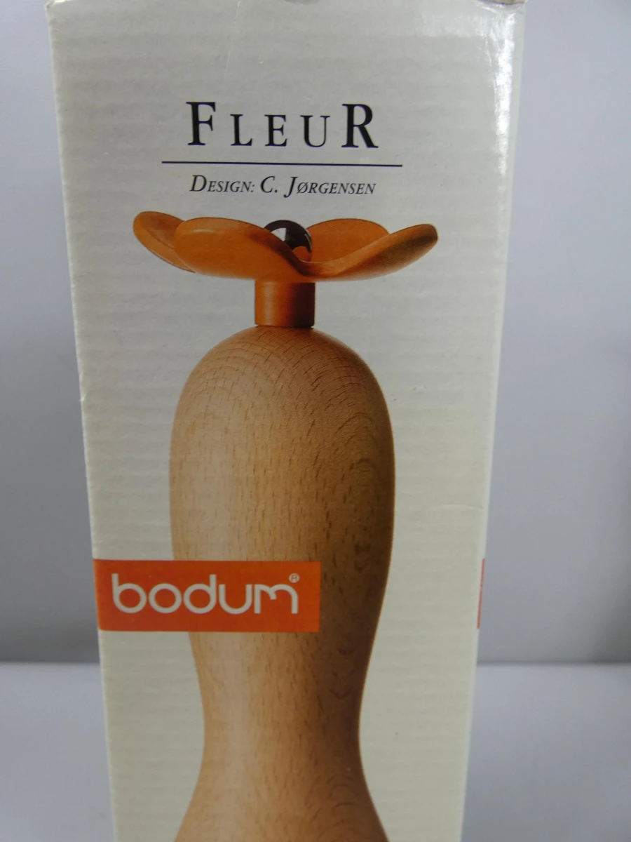 Vintage Bodum Fleur peper- of zoutmolen