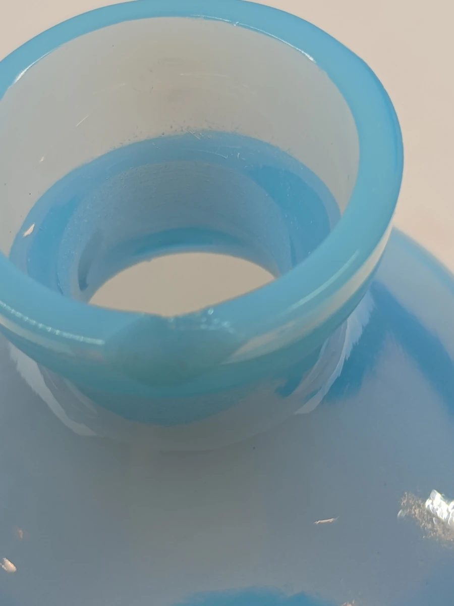 3-delige Murano opalineglas toiletset