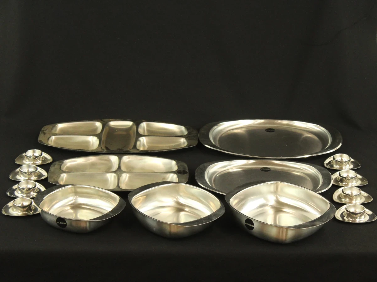 Set van 15 Alessi keukenartikelen in inox