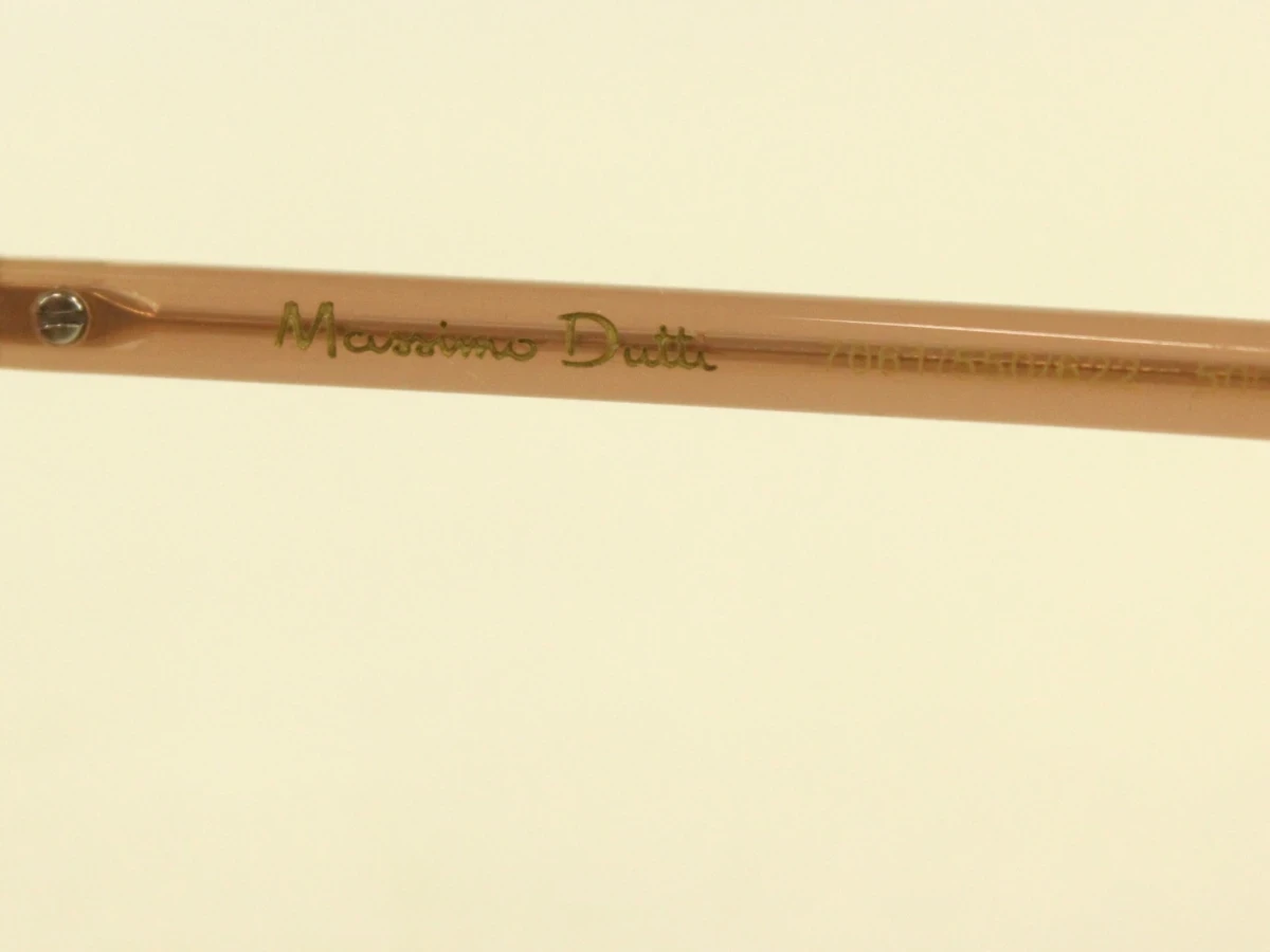 Massimo Dutti ronde zonnebril in taupe kunststof