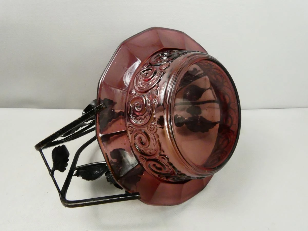 Art Nouveau smeedijzeren mand