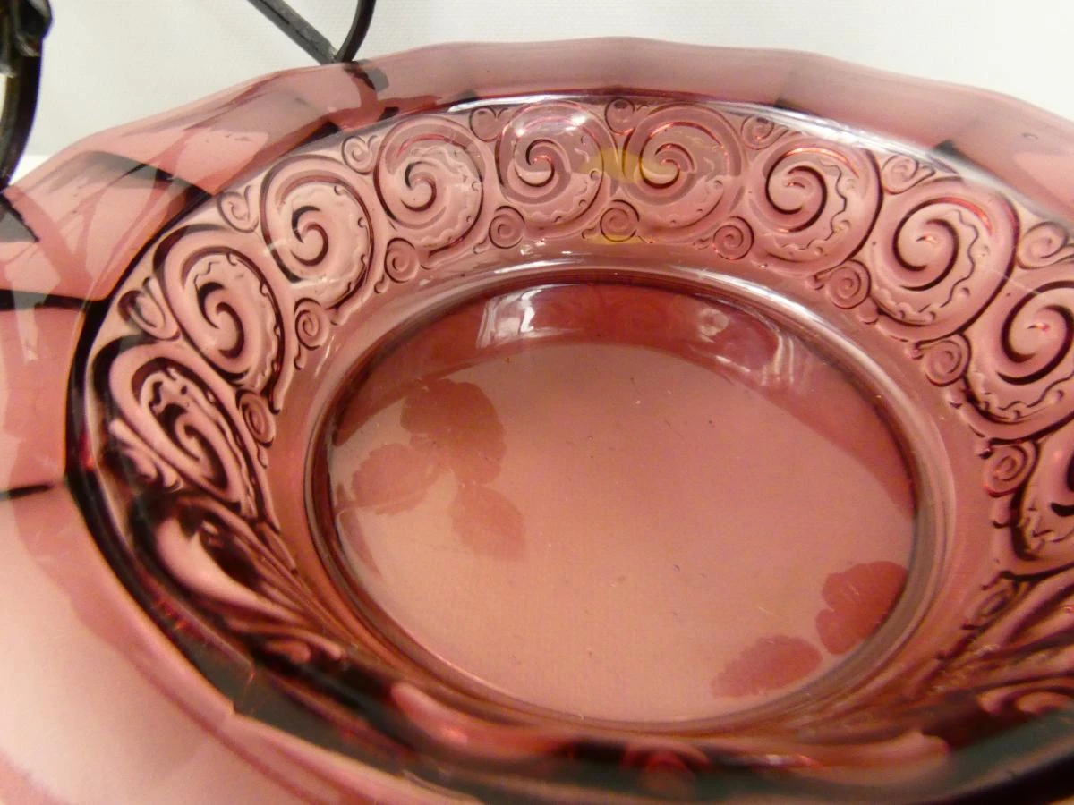 Art Nouveau smeedijzeren mand