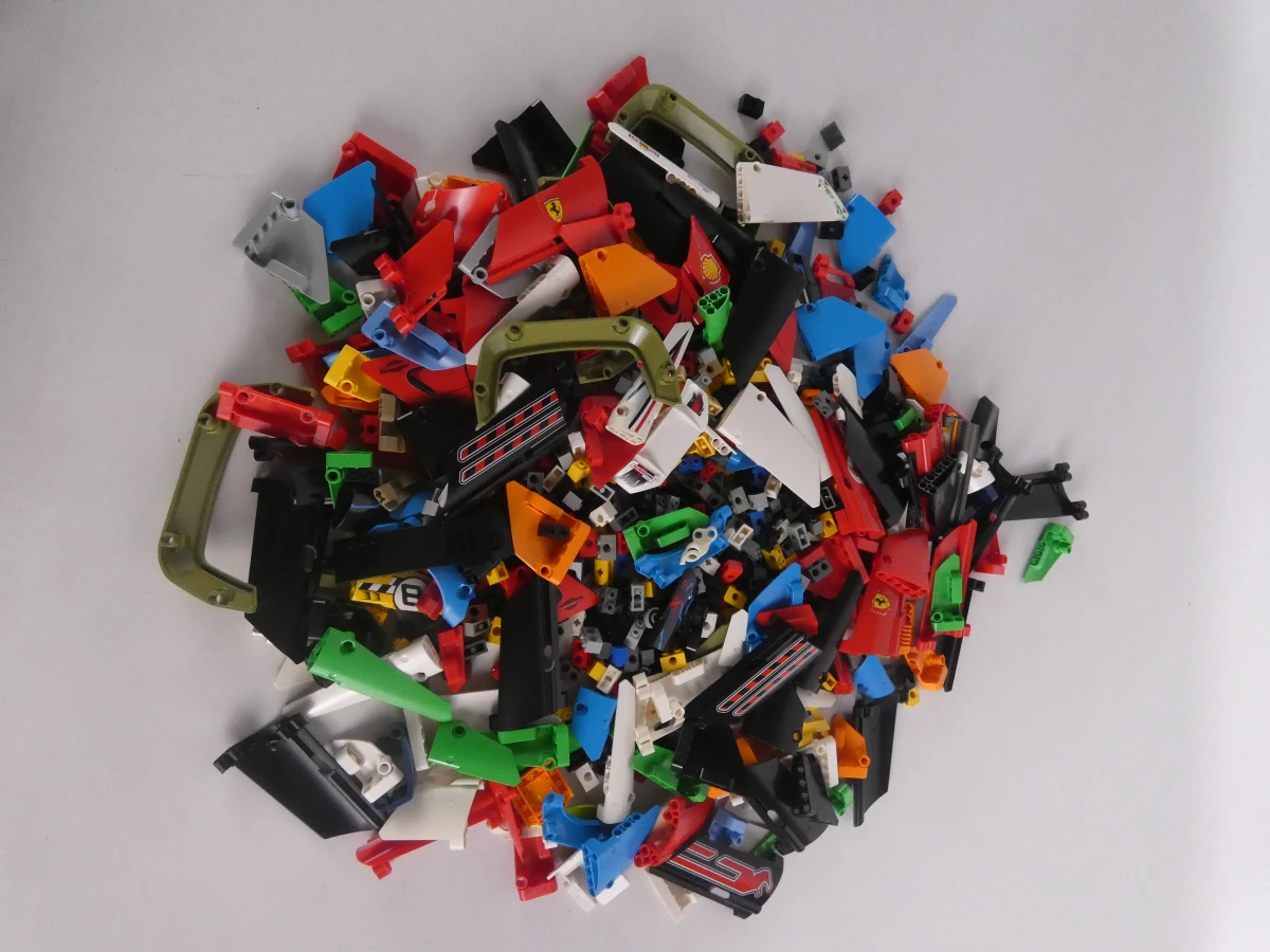 LEGO-steentjes gesorteerd op kleur!