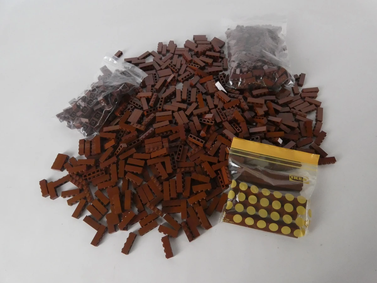 LEGO-steentjes gesorteerd op kleur!