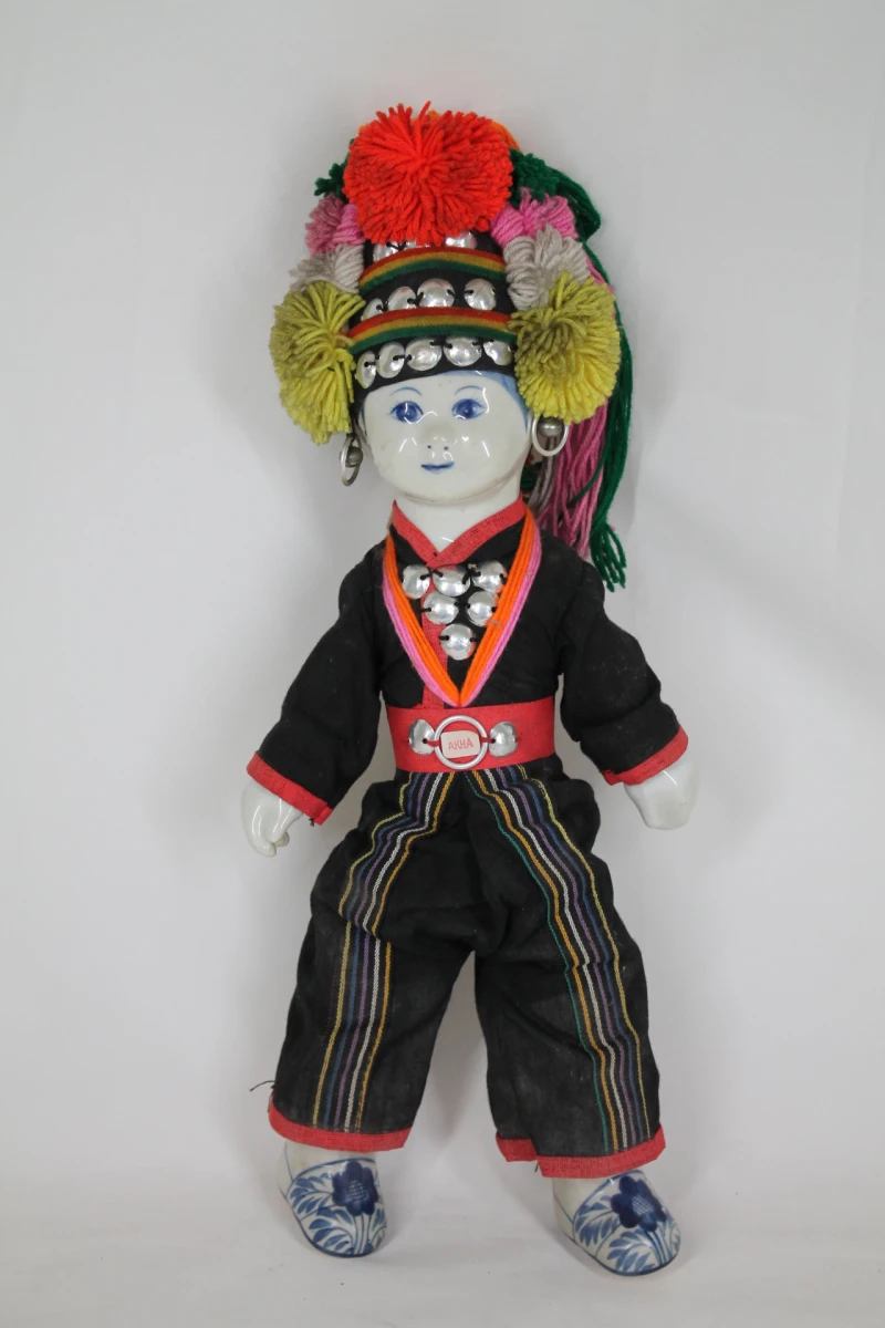 Traditionele Thaise bergbevolkingpoppen