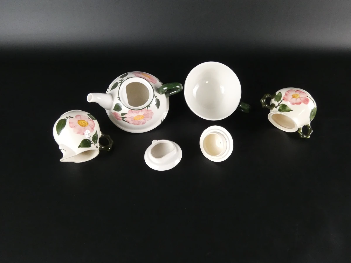 Vintage theeservies onderdelen - Villeroy & Boch Wild Rose