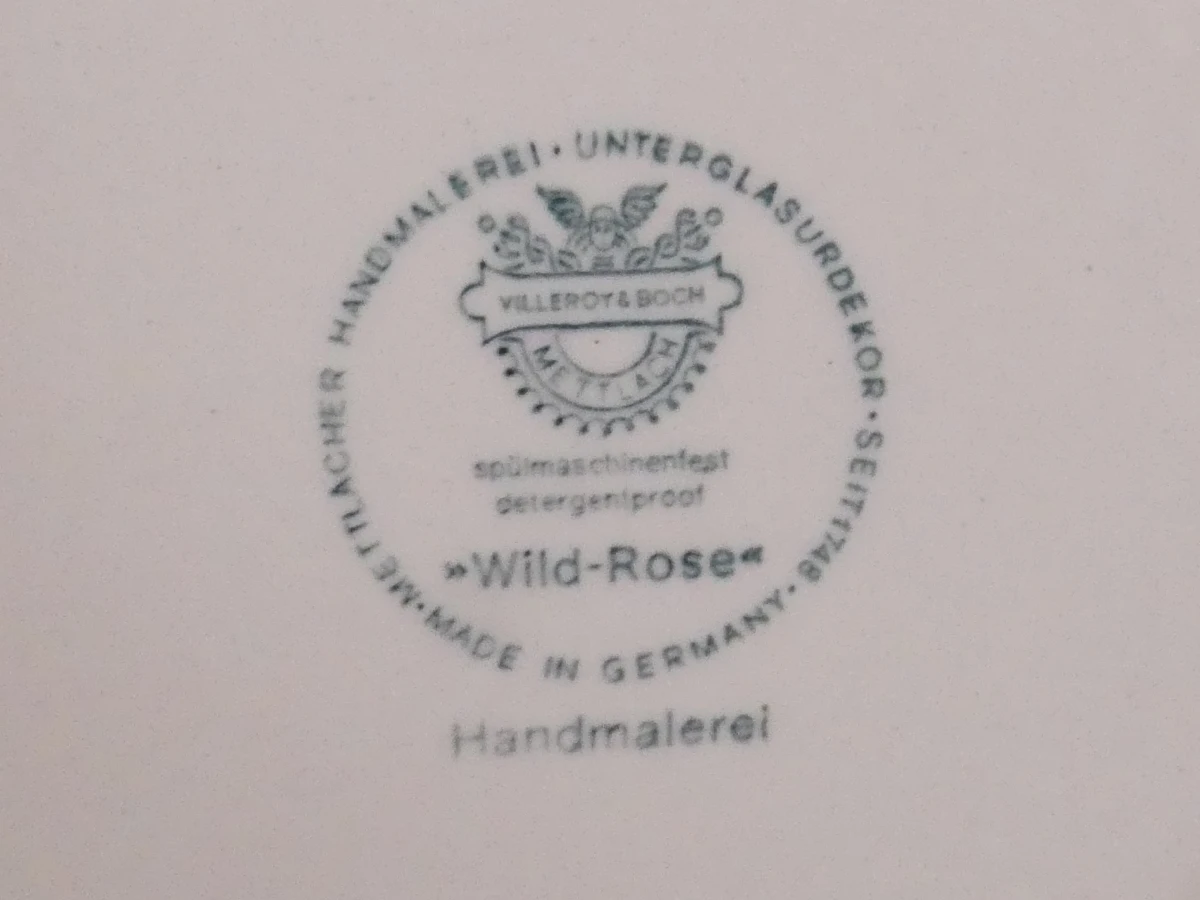Vintage theeservies onderdelen - Villeroy & Boch Wild Rose