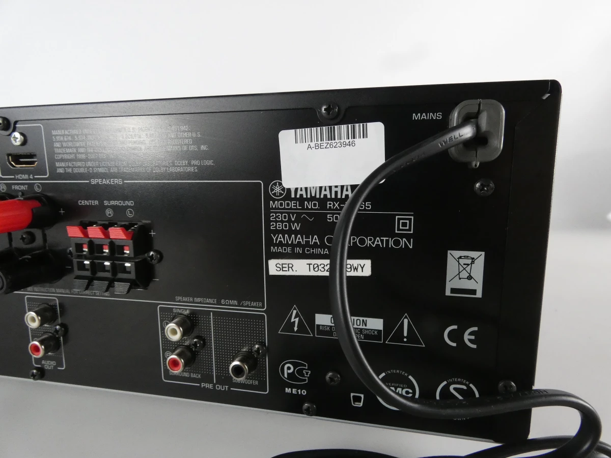 Yamaha Natural Sound AV Receiver RX-V465