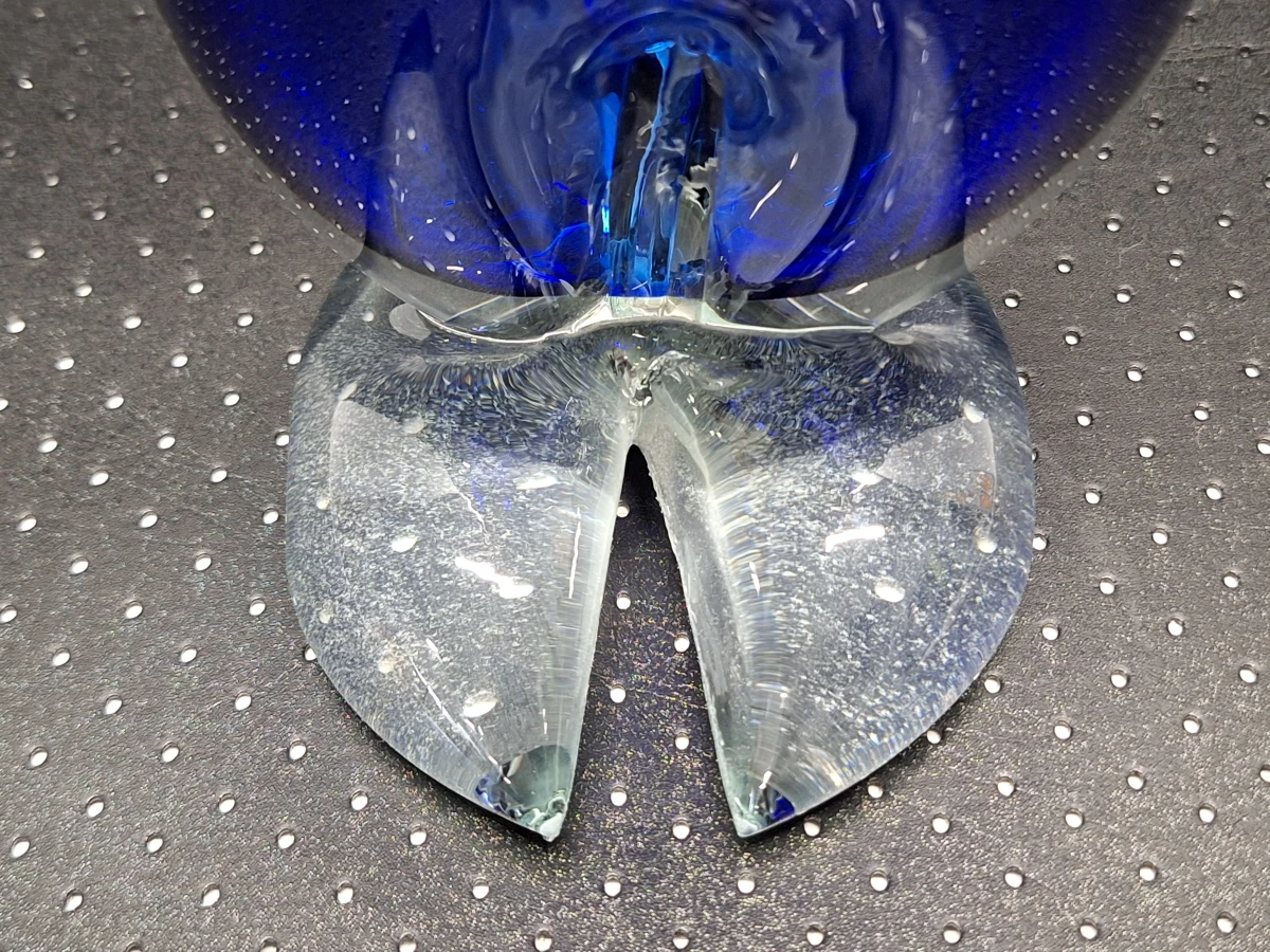 Charmante vintage Murano glazen clown - Handgeblazen Italiaans kunstglas
