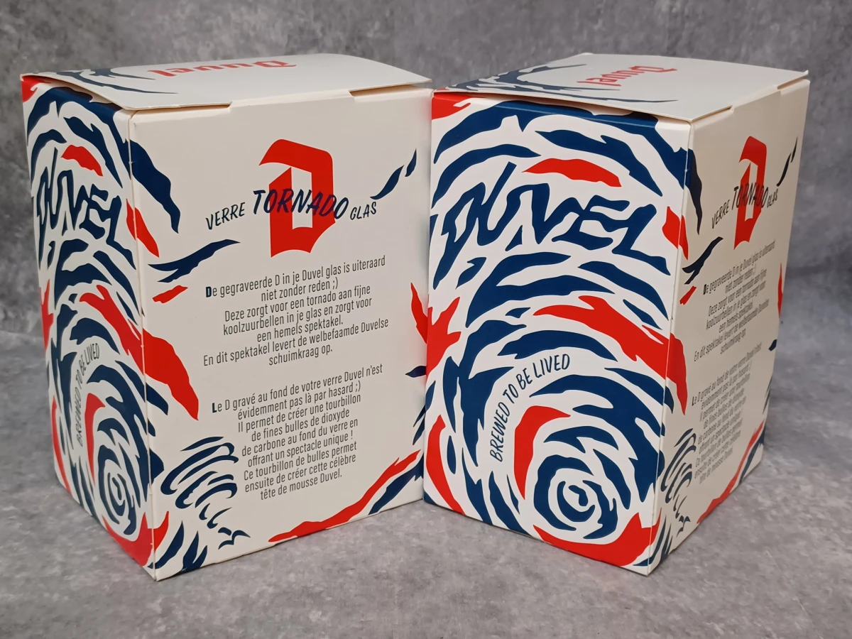 Unieke set van 3x2 Duvel designglazen - Limited editions