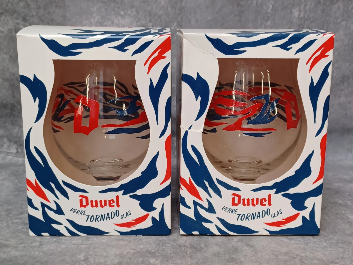 Unieke set van 3x2 Duvel designglazen - Limited editions