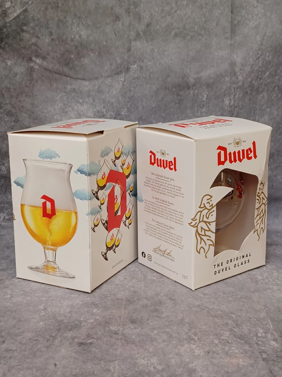 Unieke set van 3x2 Duvel designglazen - Limited editions