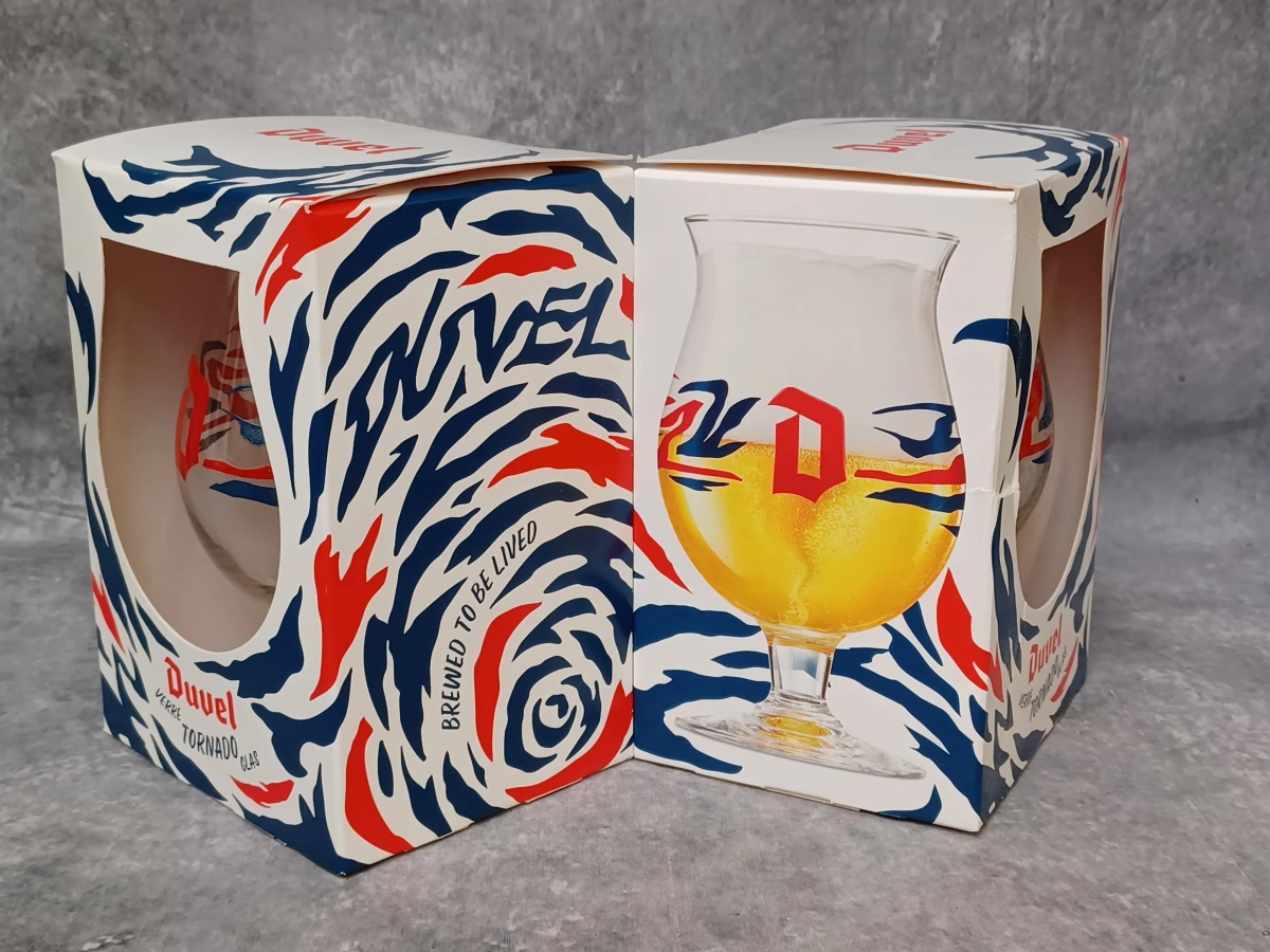 Unieke set van 3x2 Duvel designglazen - Limited editions