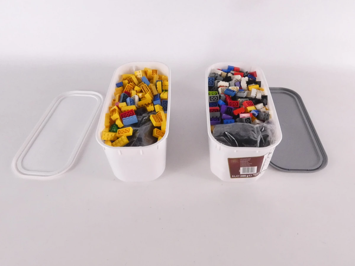 LEGO-steentjes gesorteerd op maat!