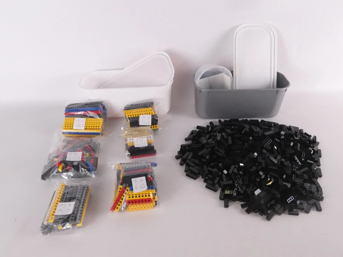 LEGO-steentjes gesorteerd op maat!