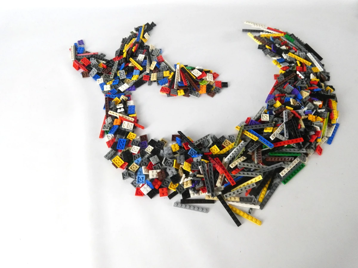 Groot lot losse Lego blokjes (8kg)