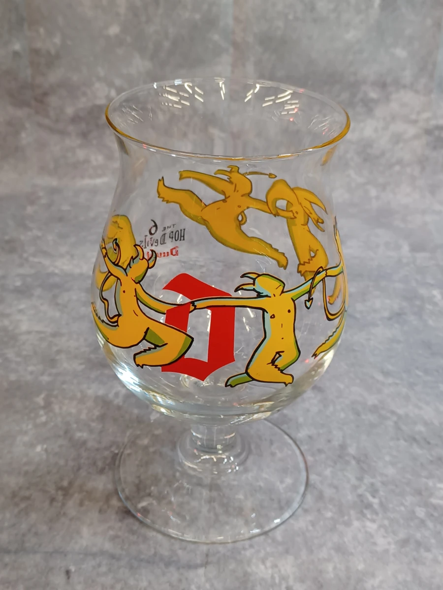 Unieke set van 6 Duvel designglazen - Limited editions