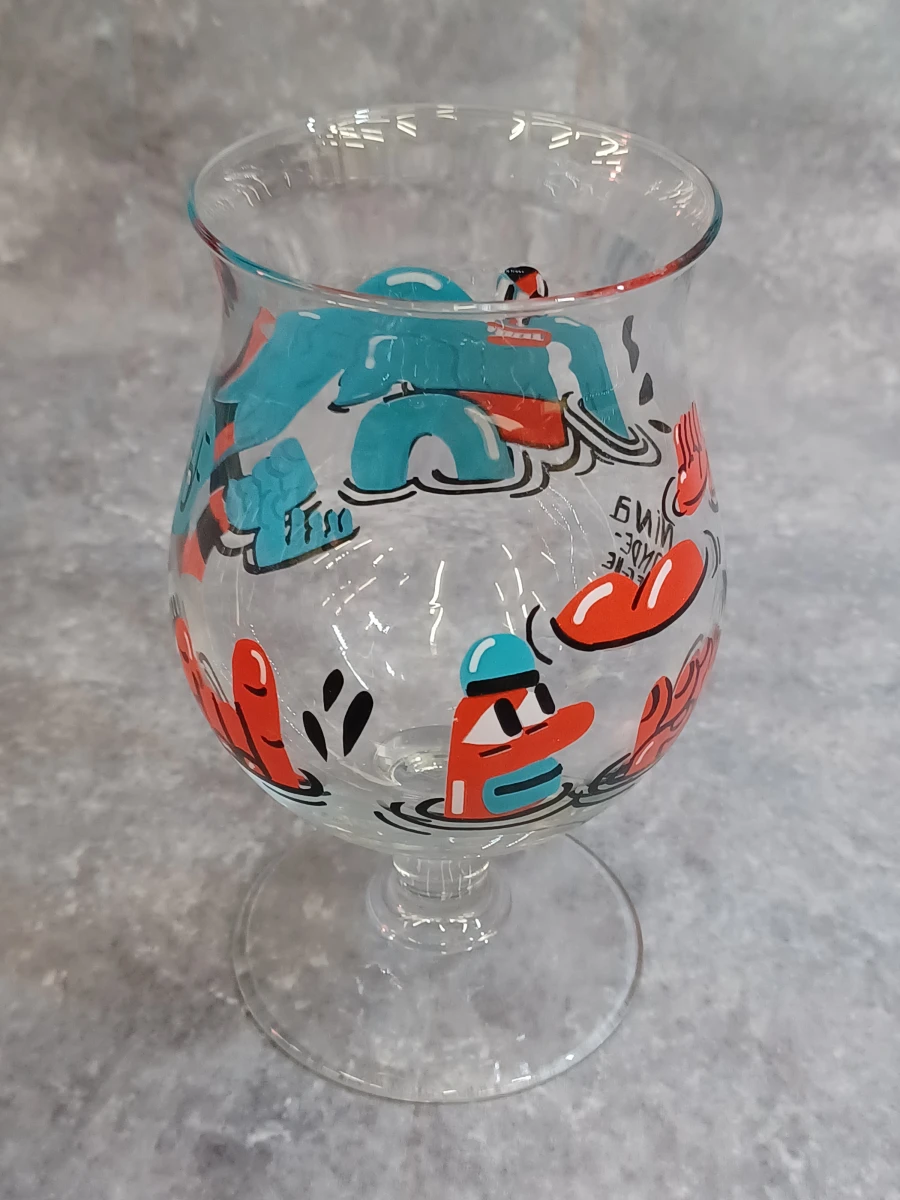 Unieke set van 6 Duvel designglazen - Limited editions