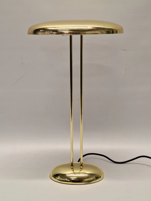 Vintage designklassieker - Brilliant AG ‘Saturn’ tafellamp in messing