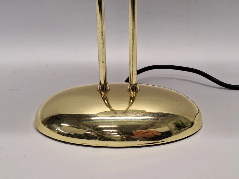 Vintage designklassieker - Brilliant AG ‘Saturn’ tafellamp in messing