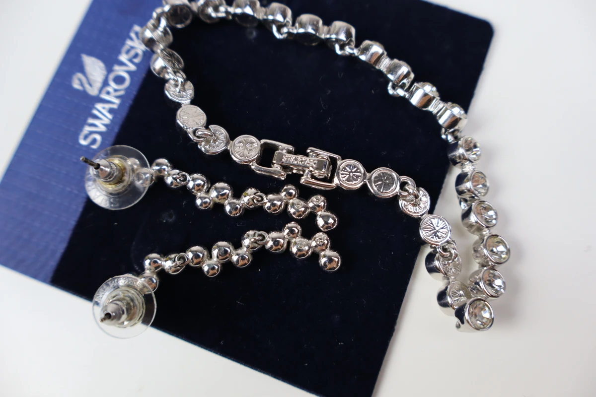 Swarovski sieradenset met armband en oorbellen