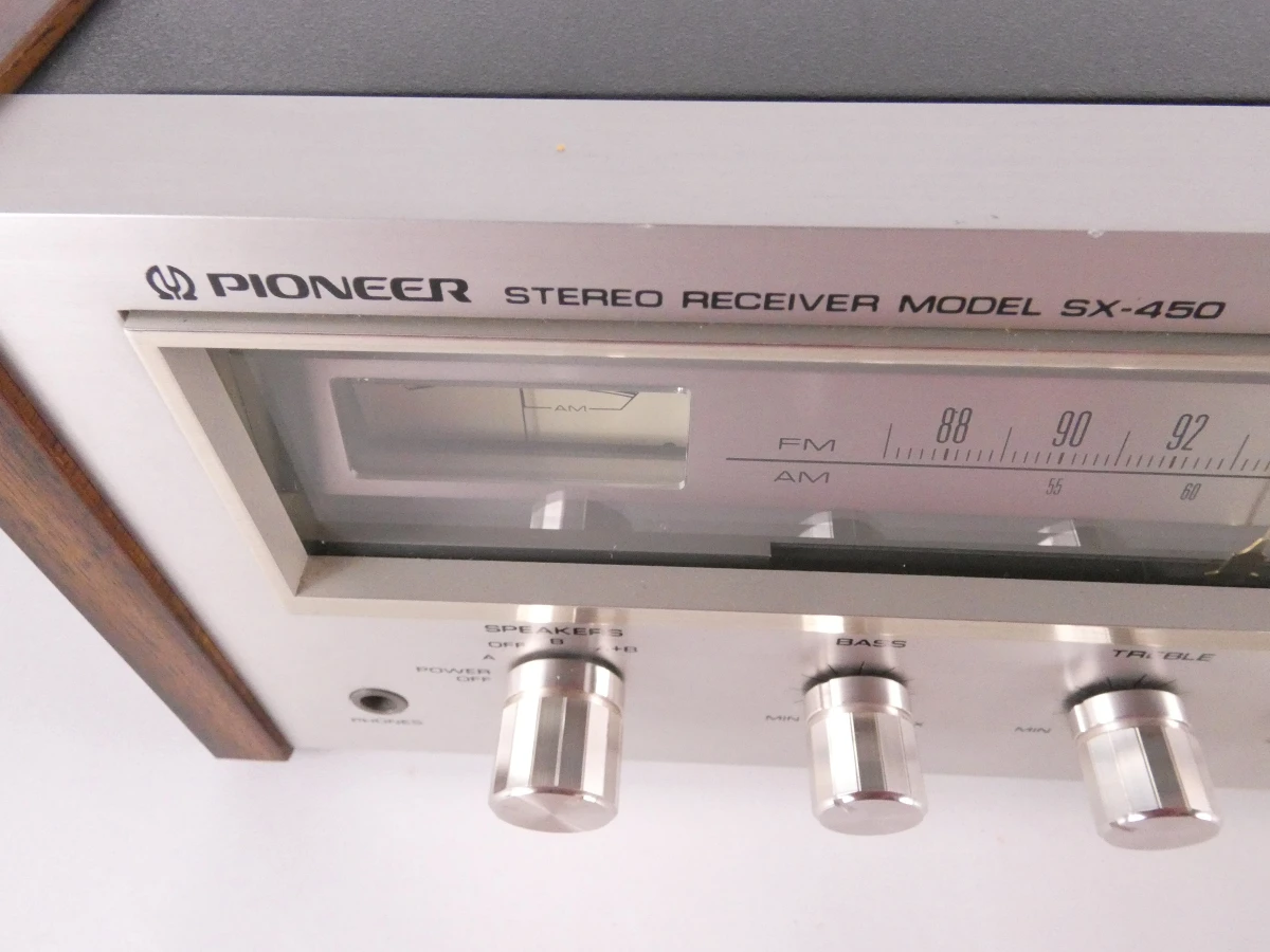 Pioneer stereo receiver SX-450 vintage versterker
