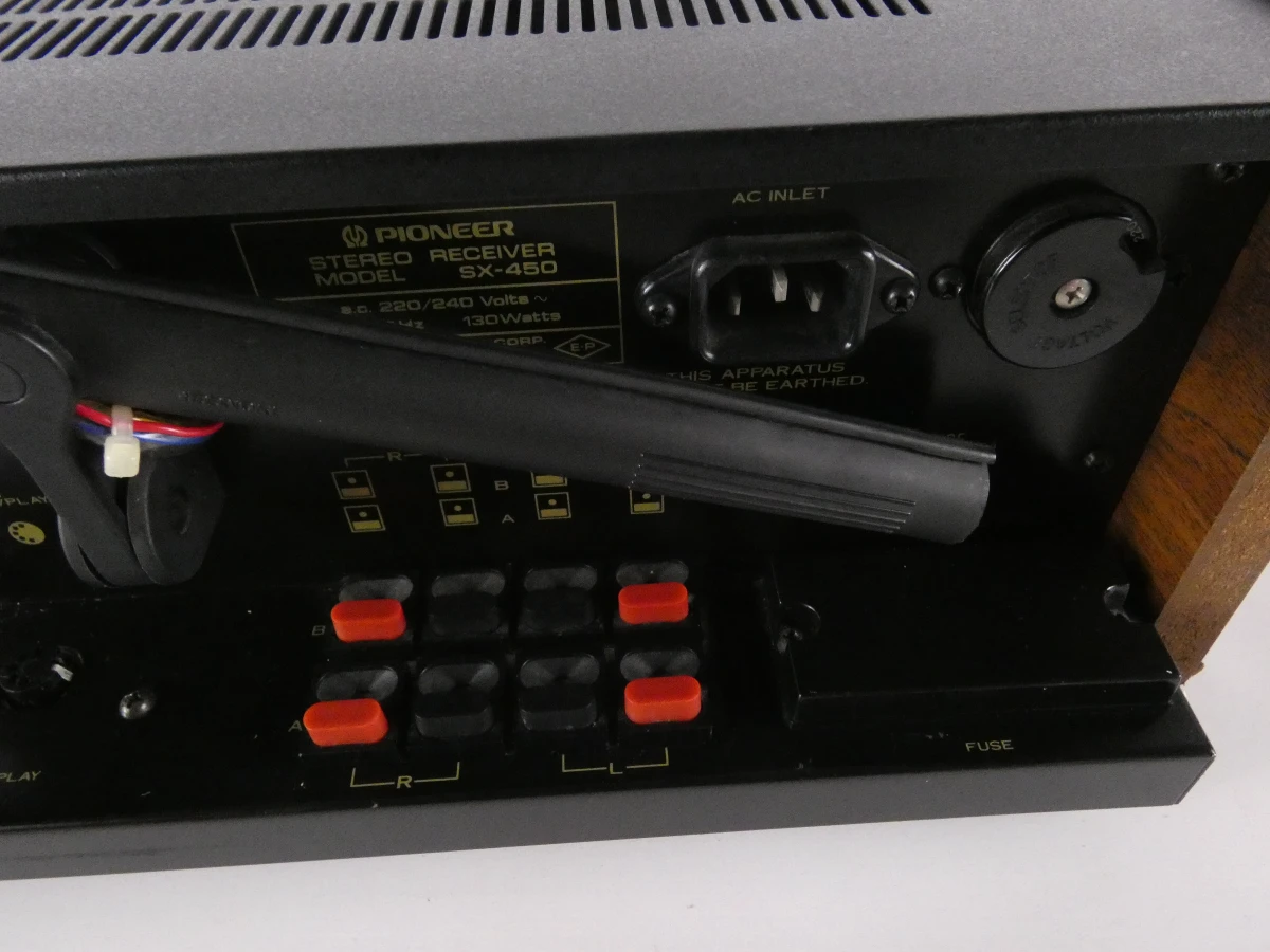 Pioneer stereo receiver SX-450 vintage versterker