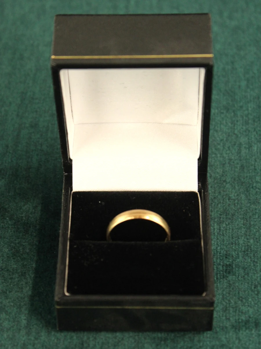 18k gouden trouwring 1958