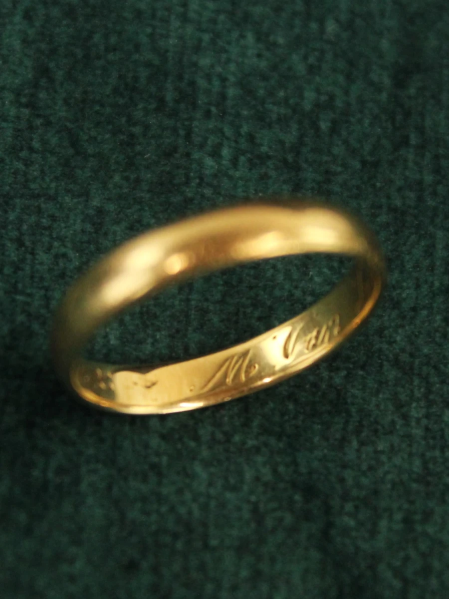 18k gouden trouwring 1958