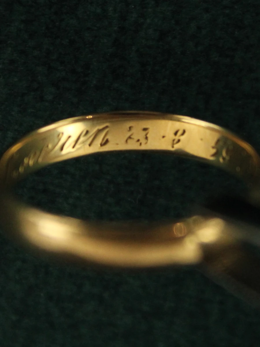 18k gouden trouwring 1958
