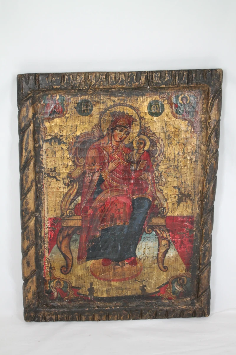 Handgeschilderd oosters-orthodox icoon