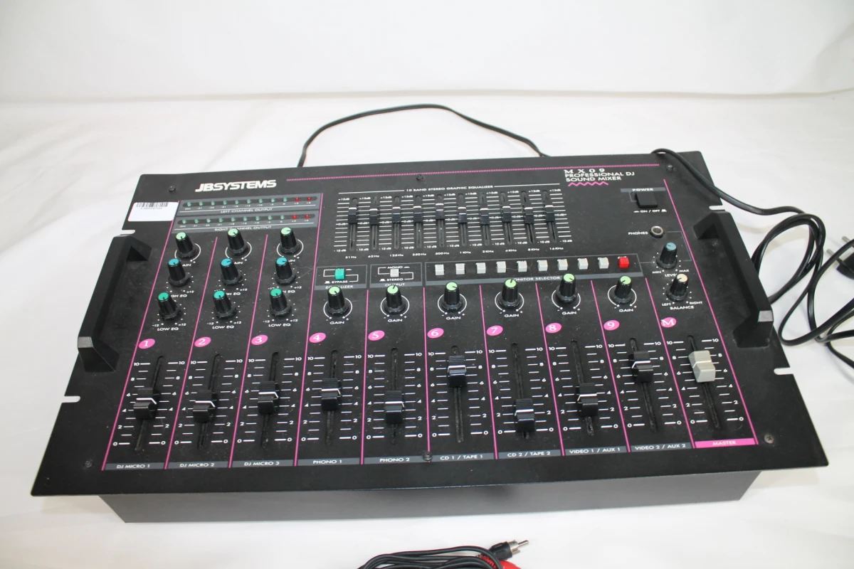 JB Systems MX09 Professional DJ Sound Mixer