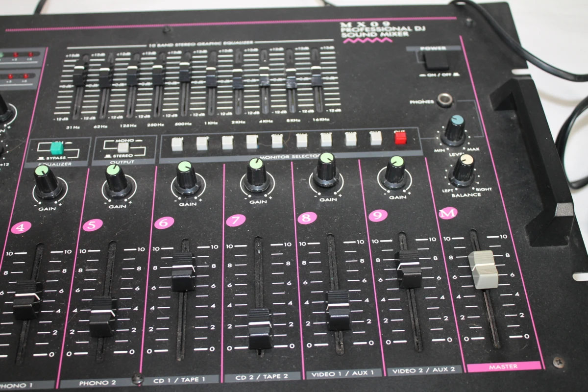 JB Systems MX09 Professional DJ Sound Mixer