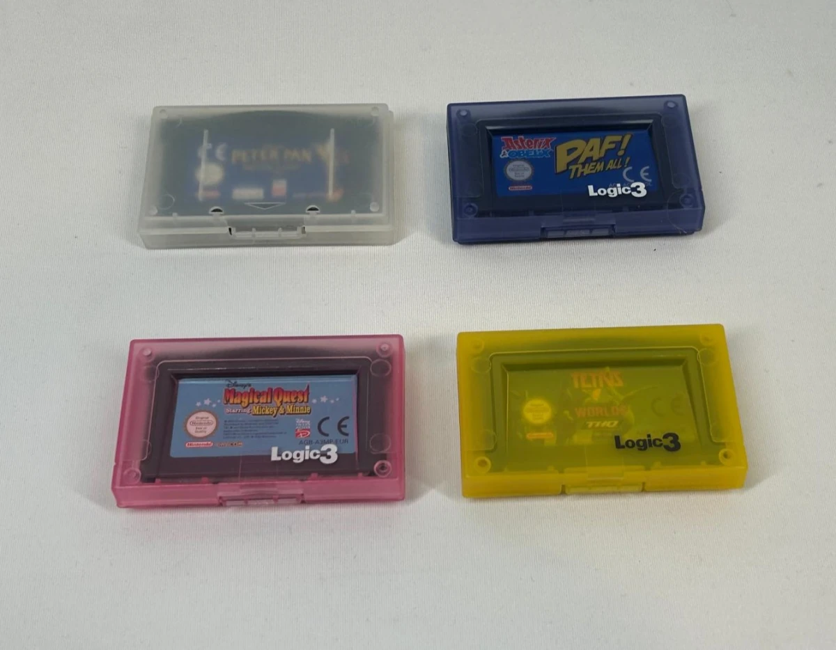 Game Boy Advance met 4 spelcartridges