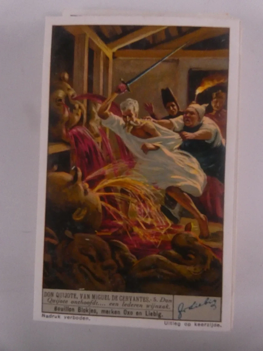 Zeldzaam archief met Liebig & OXO verzamelkaarten (circa 1500 stuks)