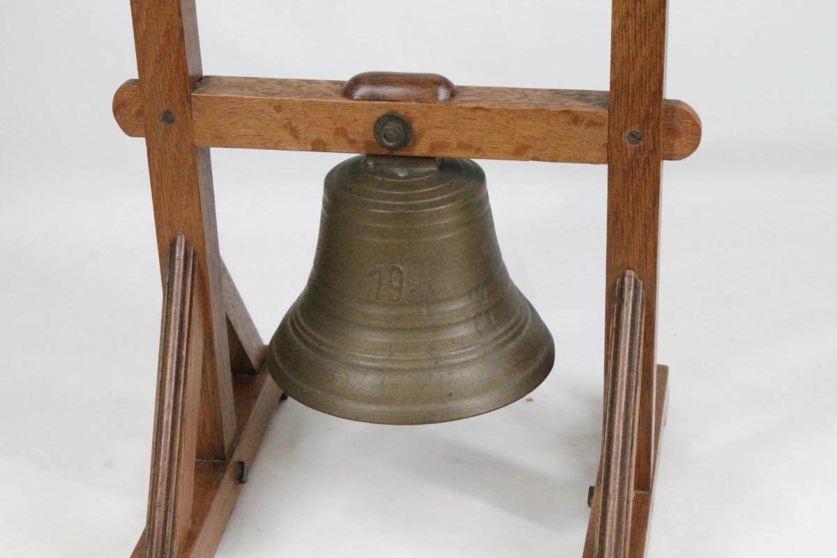 Bronzen schaalmodel van 'Klokke Roeland'