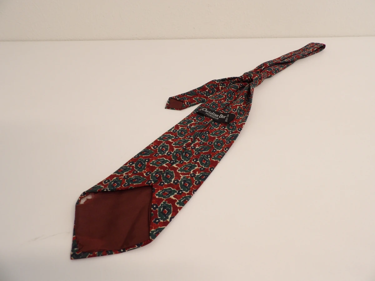 Set van 3 originele Christian Dior Monsieur stropdassen (100% zijde)