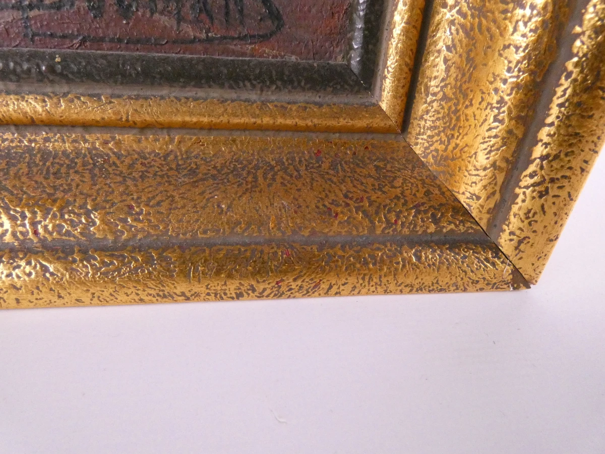 Vintage olieverfschilderij - gesigneerd