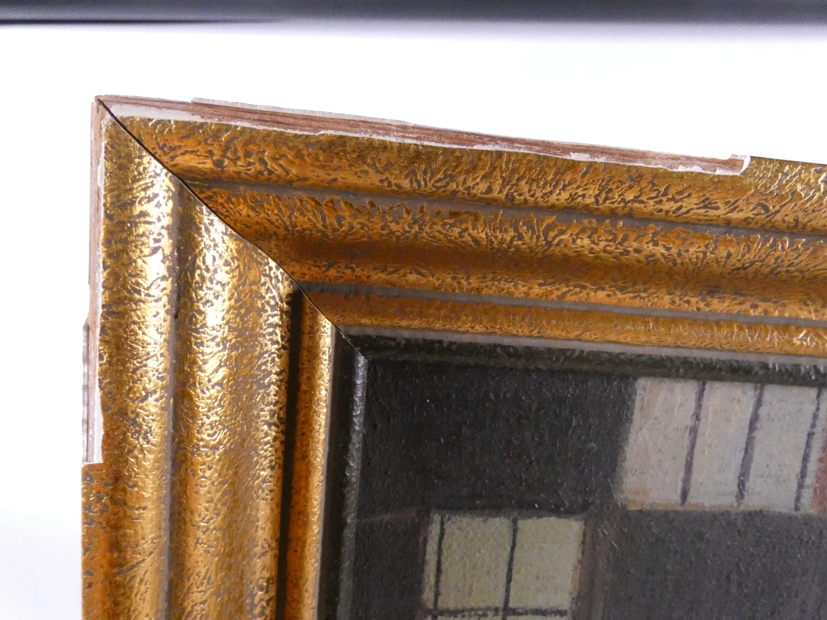 Vintage olieverfschilderij - gesigneerd