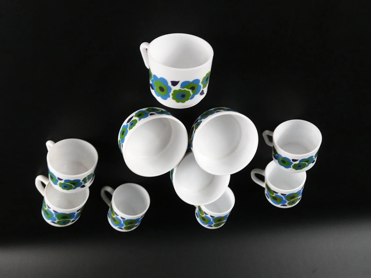 Vintage Arcopal France - Lotus serviesonderdelen