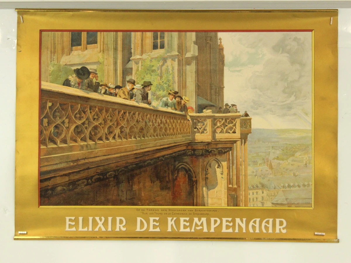 3 antieke litho's Elixir De Kempenaar - Louis Titz & Ernest Godfrinon
