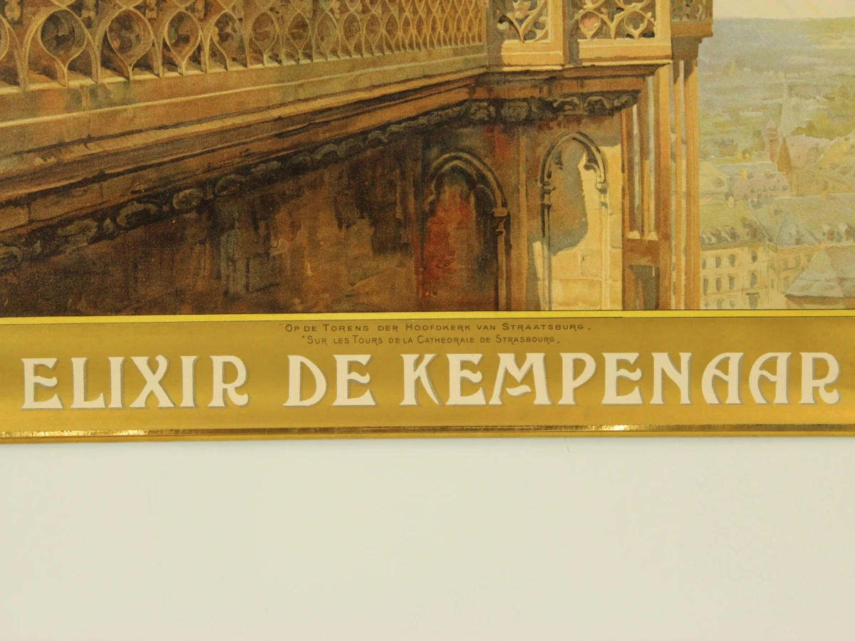 3 antieke litho's Elixir De Kempenaar - Louis Titz & Ernest Godfrinon
