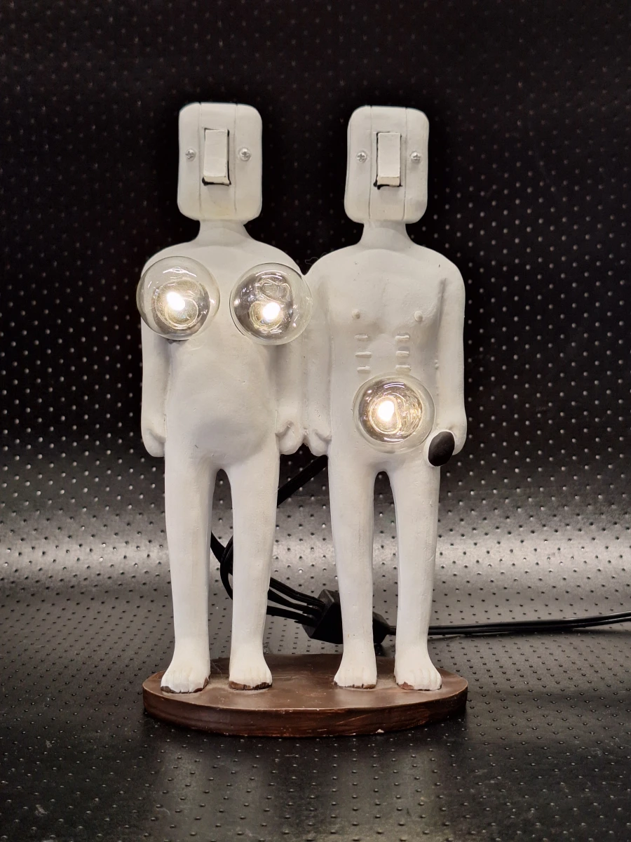BodyBulbs "Adam & Eve" tafellamp - Speels designobject met artistieke knipoog