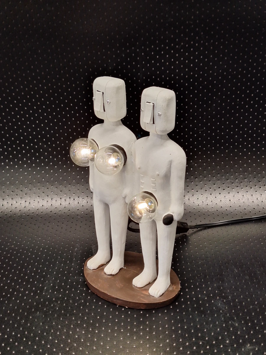 BodyBulbs "Adam & Eve" tafellamp - Speels designobject met artistieke knipoog